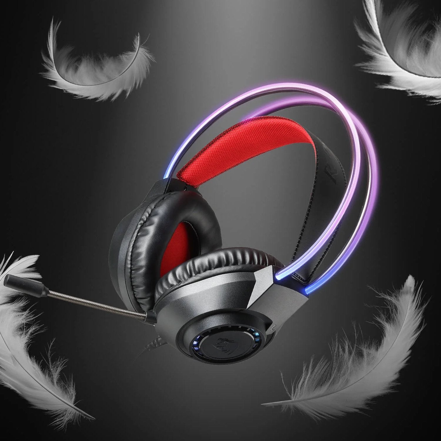 Redragon SCREAM Over-Ear RGB Gaming Headset - Black-4