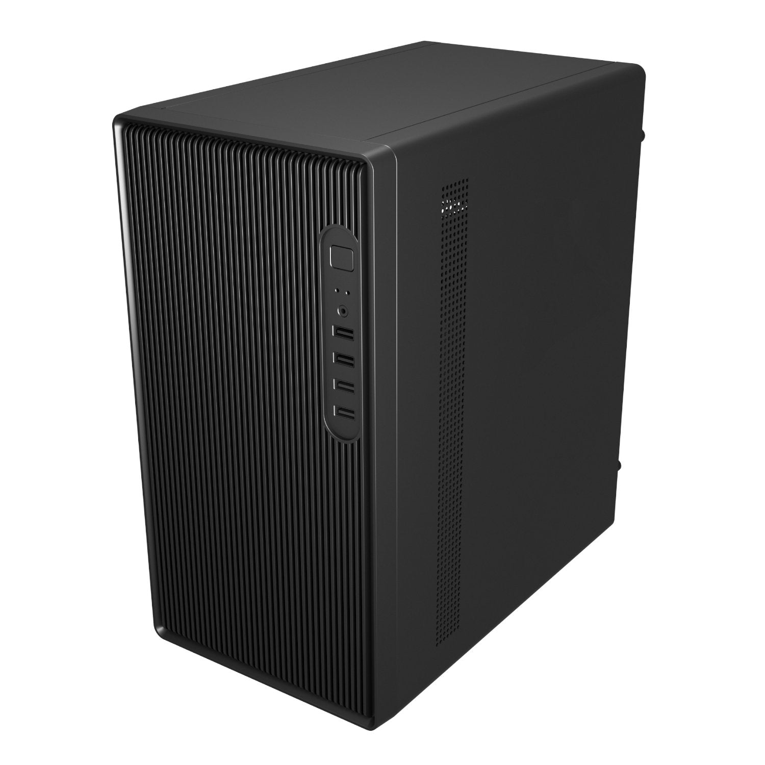 FSP S120 M-ATX Mid Tower Desktop Chassis - Black-1
