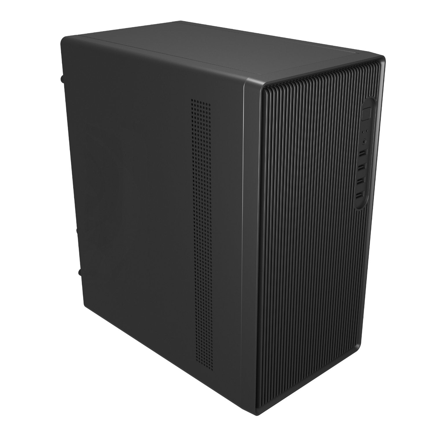 FSP S120 M-ATX Mid Tower Desktop Chassis - Black-2