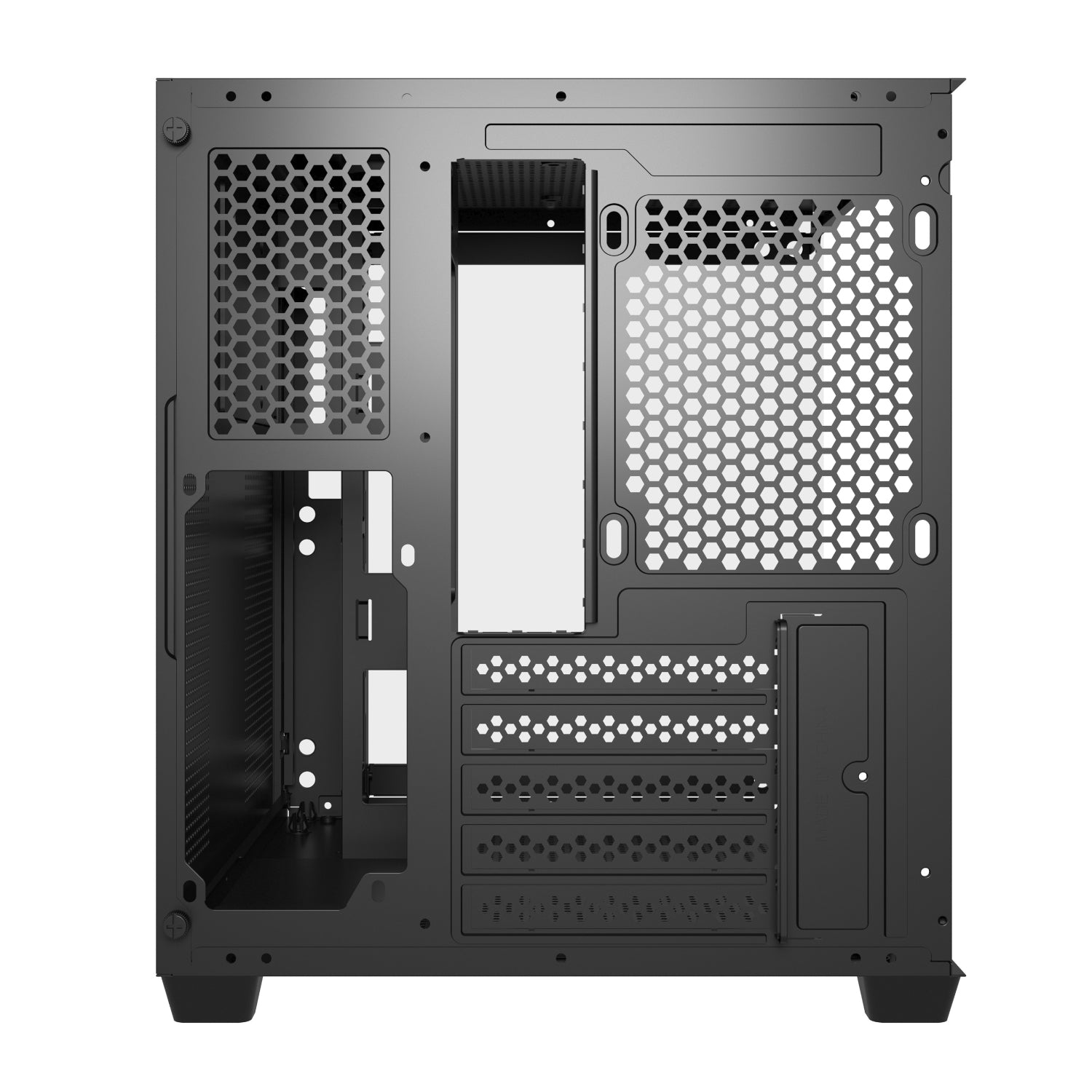 FSP S140 M-ATX Mid Tower Gaming Chassis - Black-3
