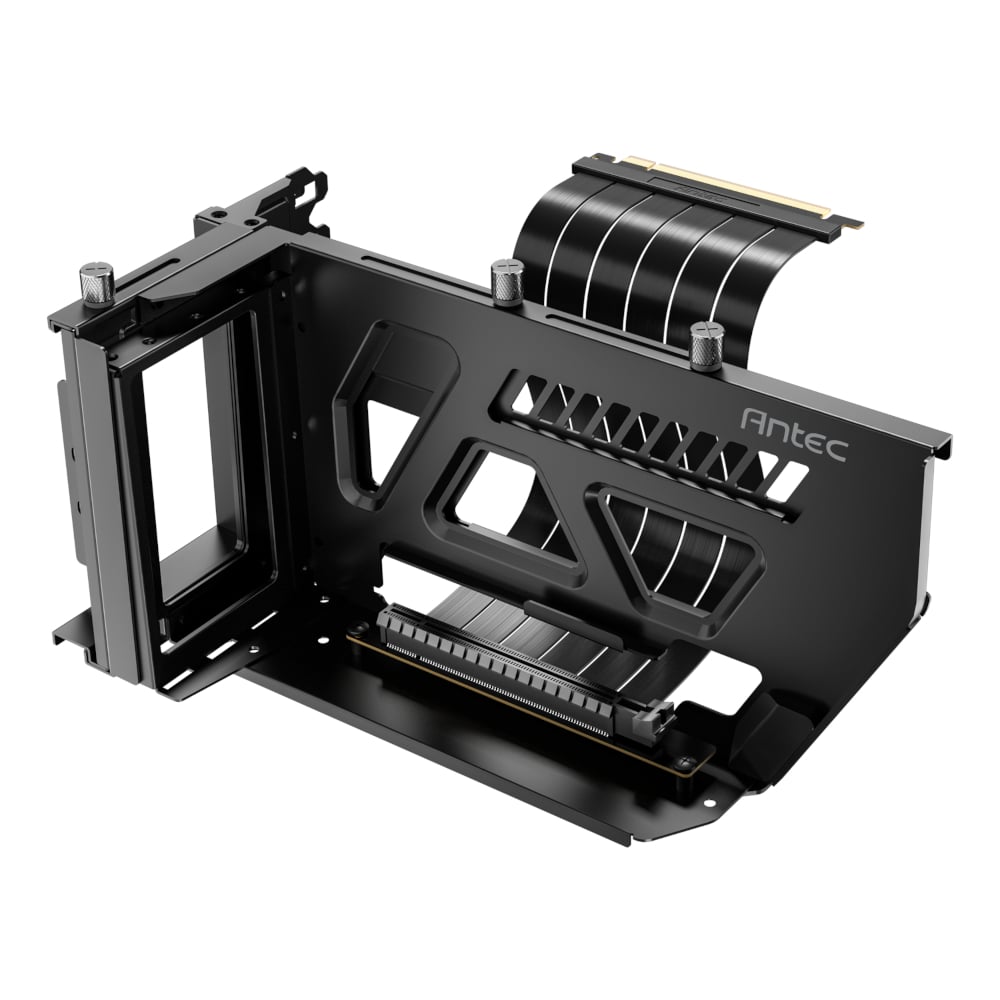 Antec SHIFT Vertical GPU Bracket with PCIe 4.0 Riser Cable – Black-0