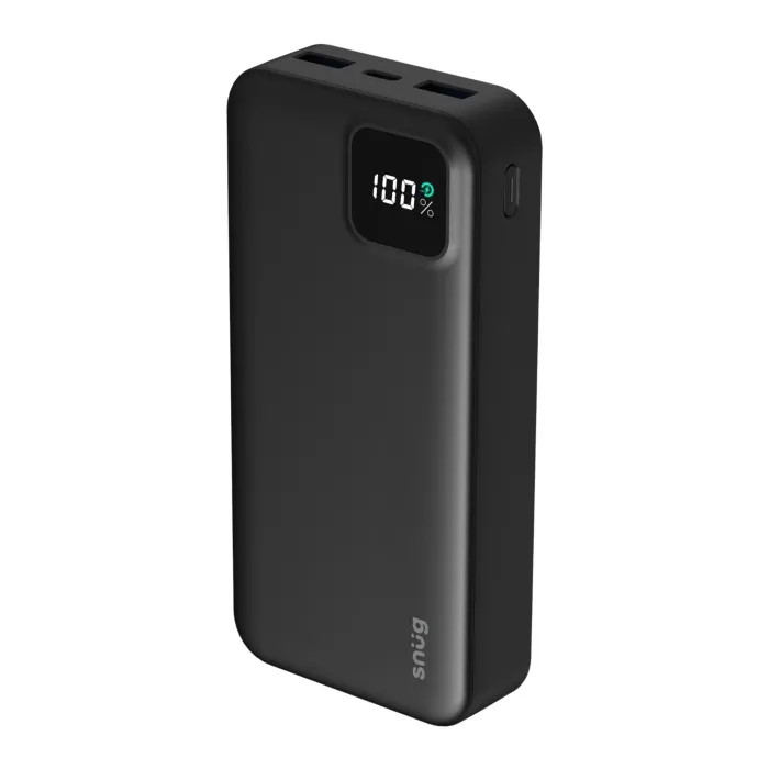 Snug 20000mah sqr dig Powerbank-Black-0
