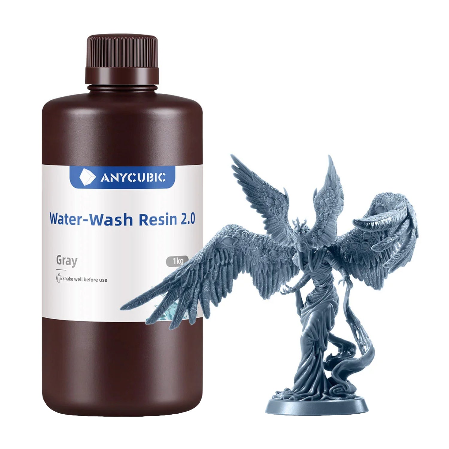 Anycubic Water Wash Resin 2.0 – Grey-0
