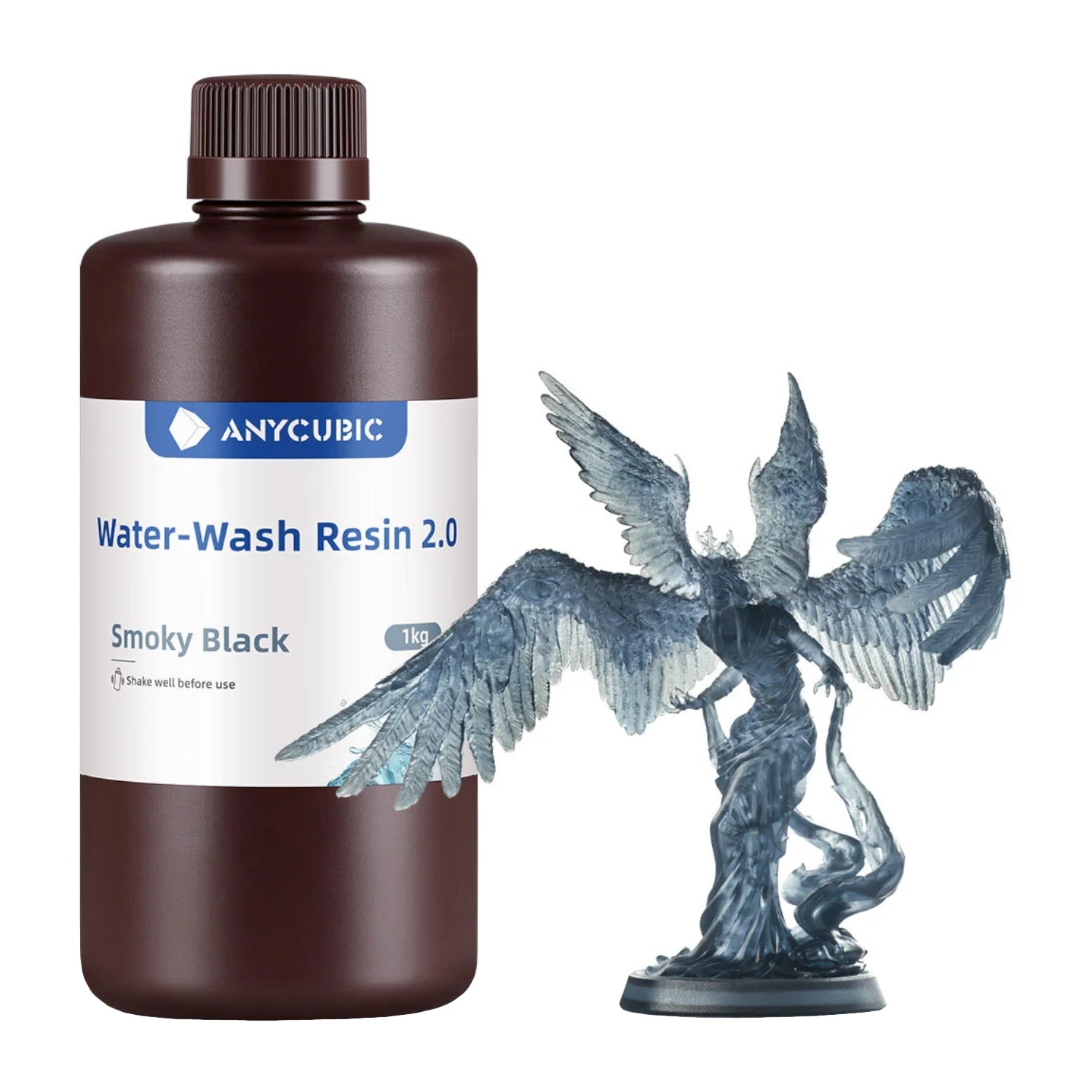 Anycubic Water Wash Resin 2.0 – Smoky Black-0