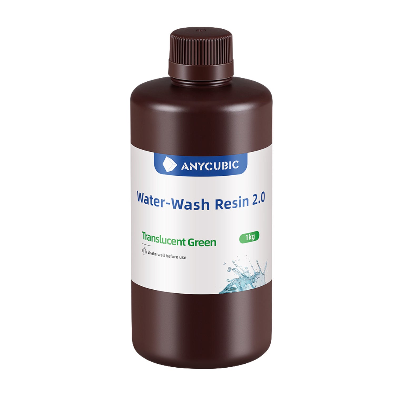 Anycubic Water Wash Resin 2.0 – Translucent Green-1