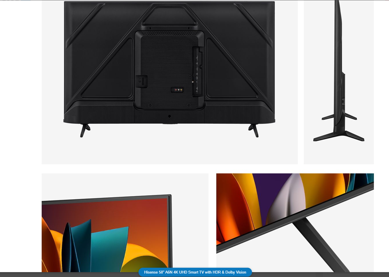 Hisense 50 inch A6N Series Direct LED UHD Vidaa (UNBOXED DEAL)