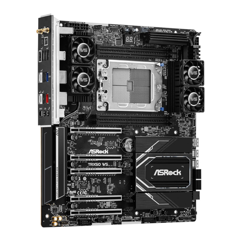 ASRock TRX50 WS AMD TR5 EATX Gaming Motherboard-2