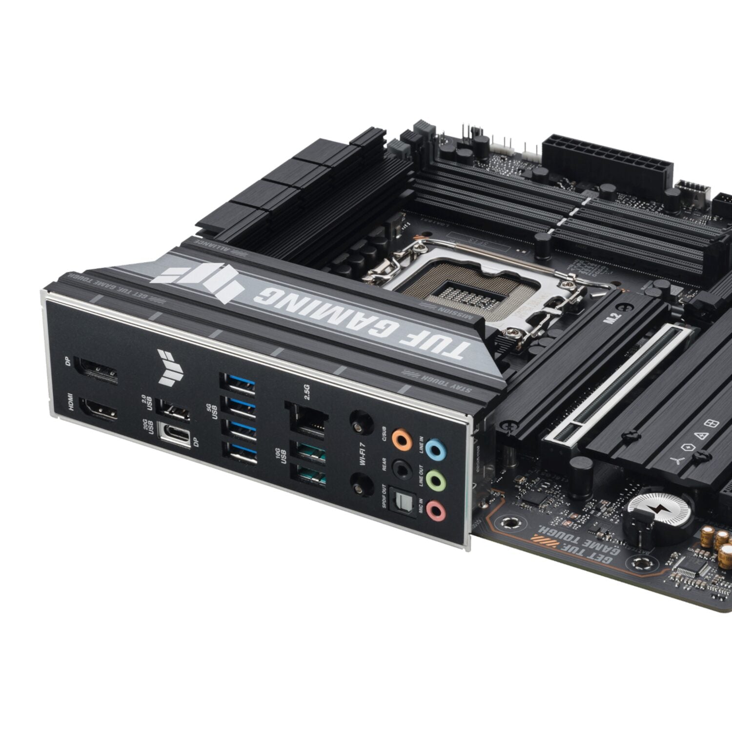 Asus TUF Gaming B860M-Plus Wi-Fi M-ATX Motherboard – Intel LGA1851, DDR5, PCIe 5.0. Wi-Fi 7-4
