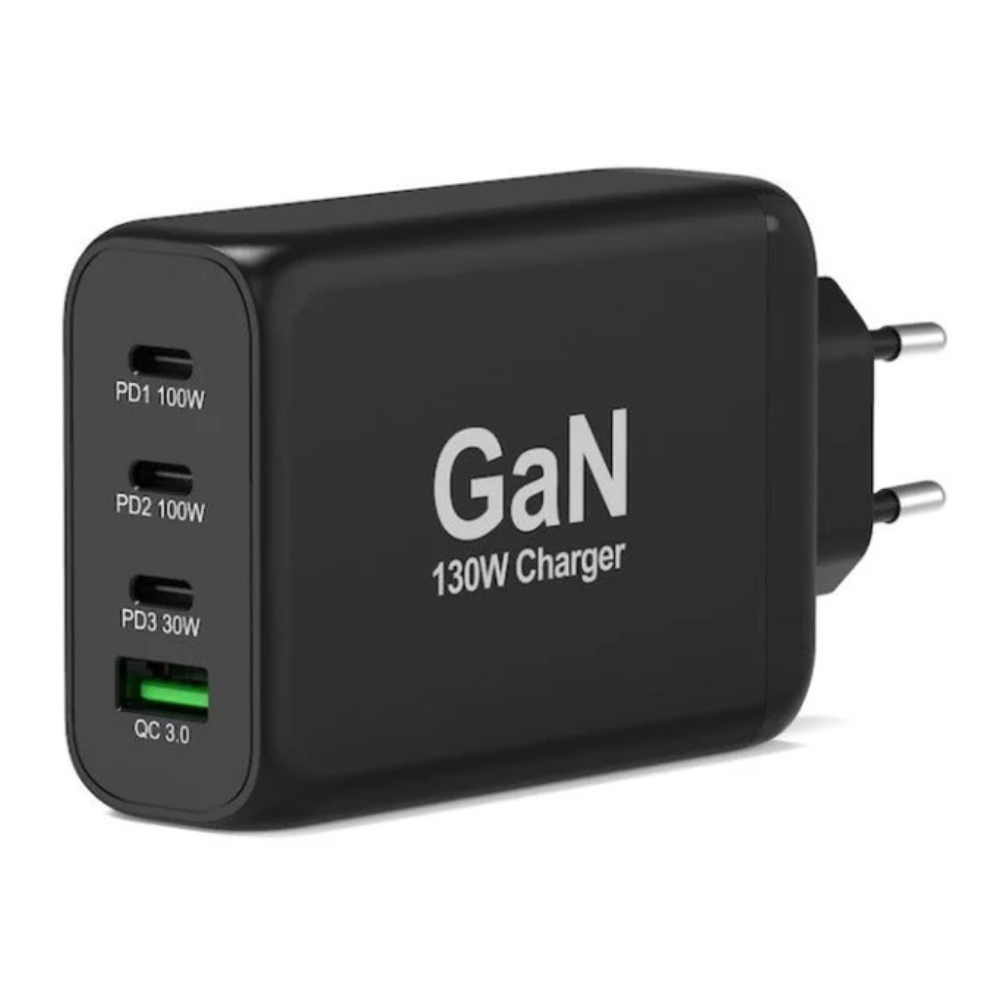 Port 130W Type-C GaN AC Adapter-0
