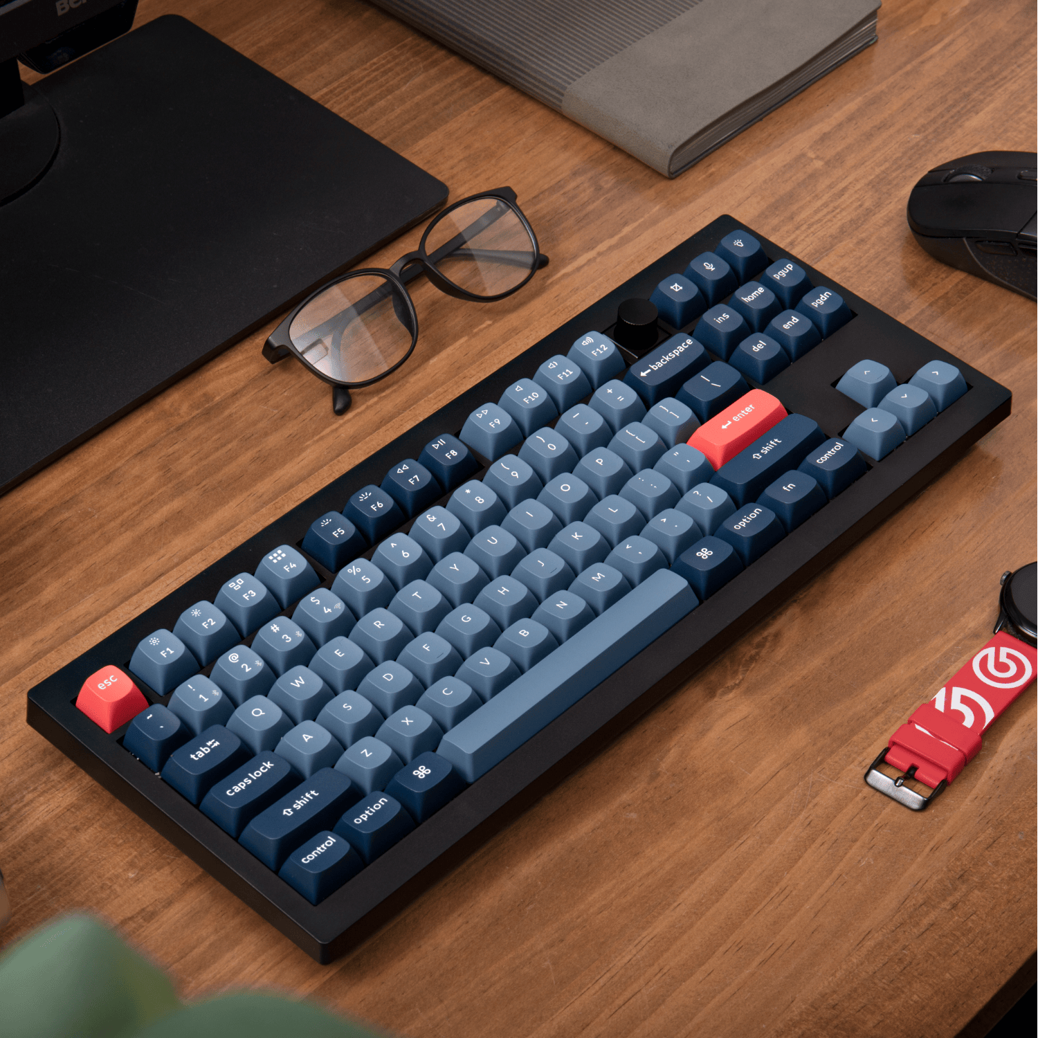 Keychron V3 Max QMK/VIA 80% Wireless Custom Mechanical Keyboard (Brown Switch) – Carbon Black-4