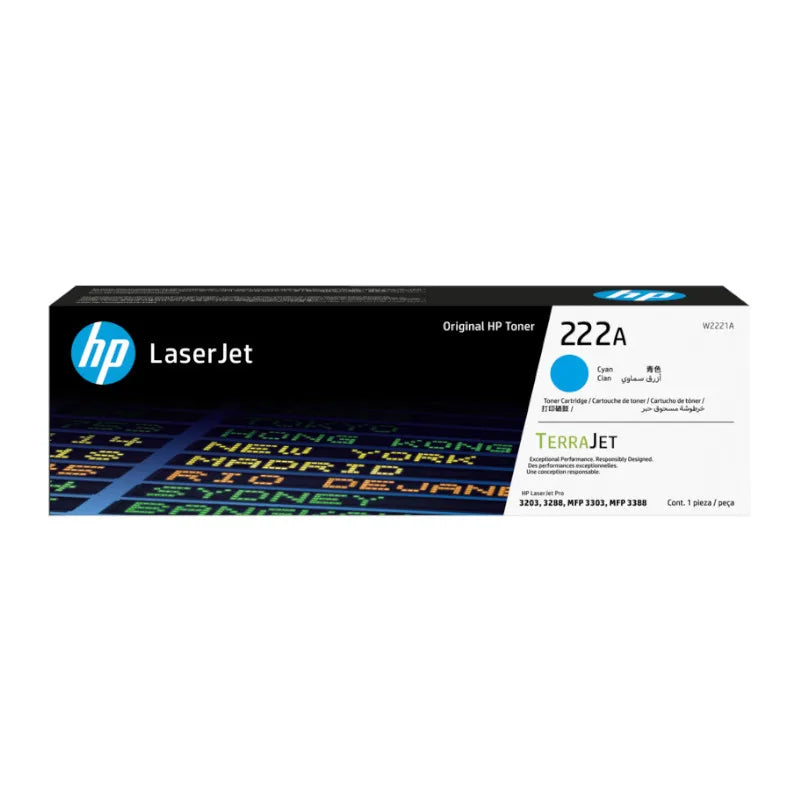 HP 222A Cyan Original LaserJet Toner Cartridge-0
