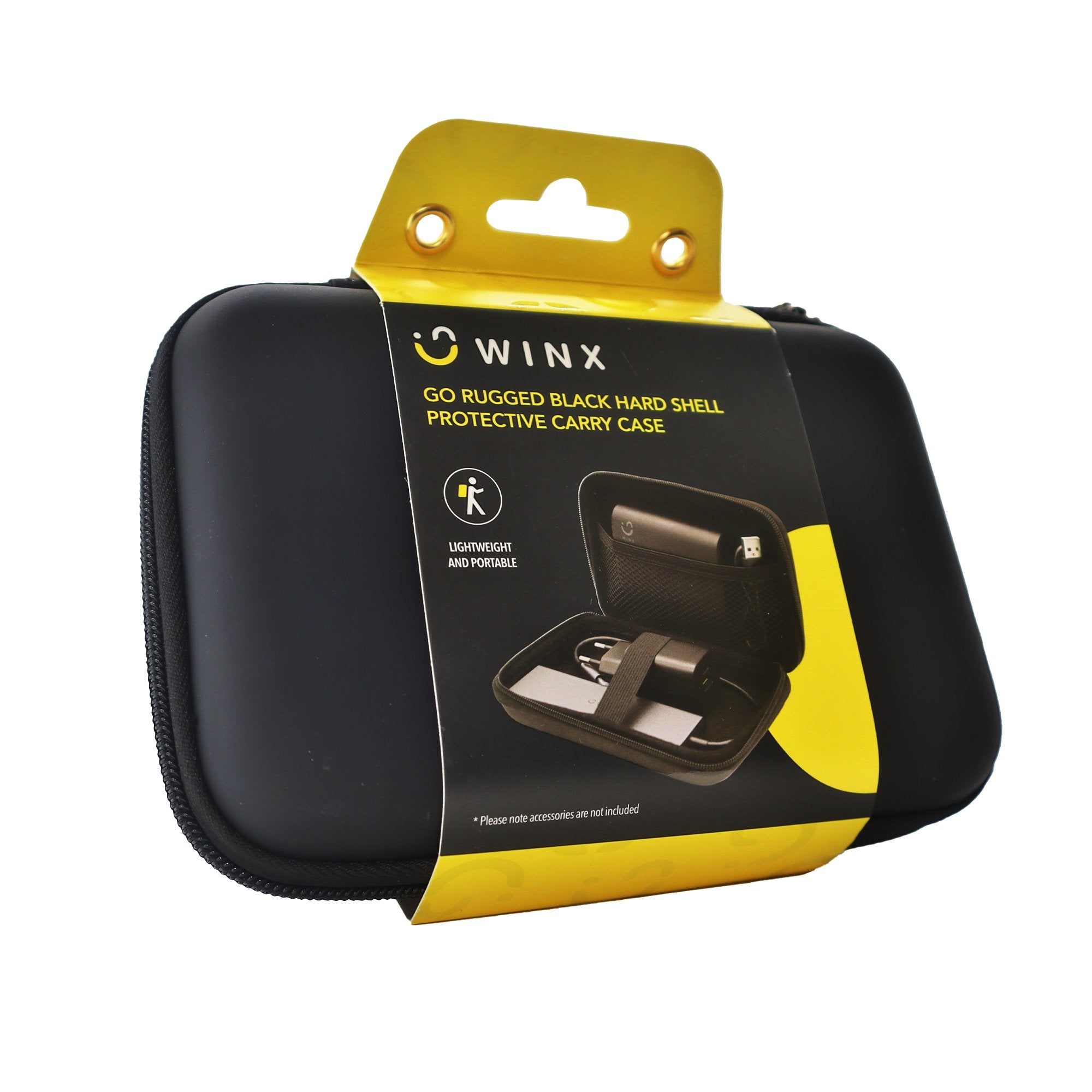 Winx Go Rugged Hardhsell Protective Carry Case - Black-1