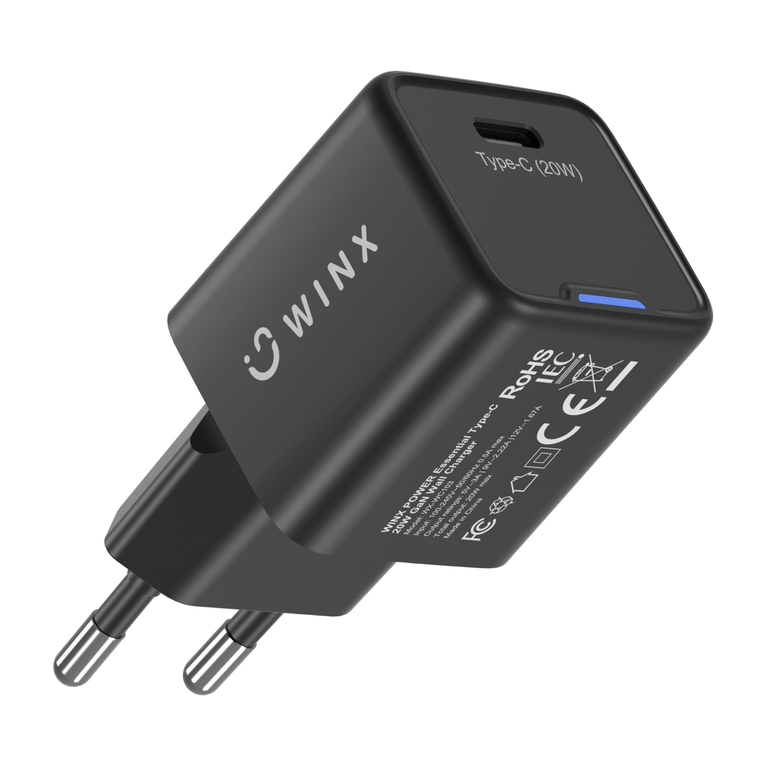 WINX POWER Essential Type-C 20W GaN Wall Charger-3