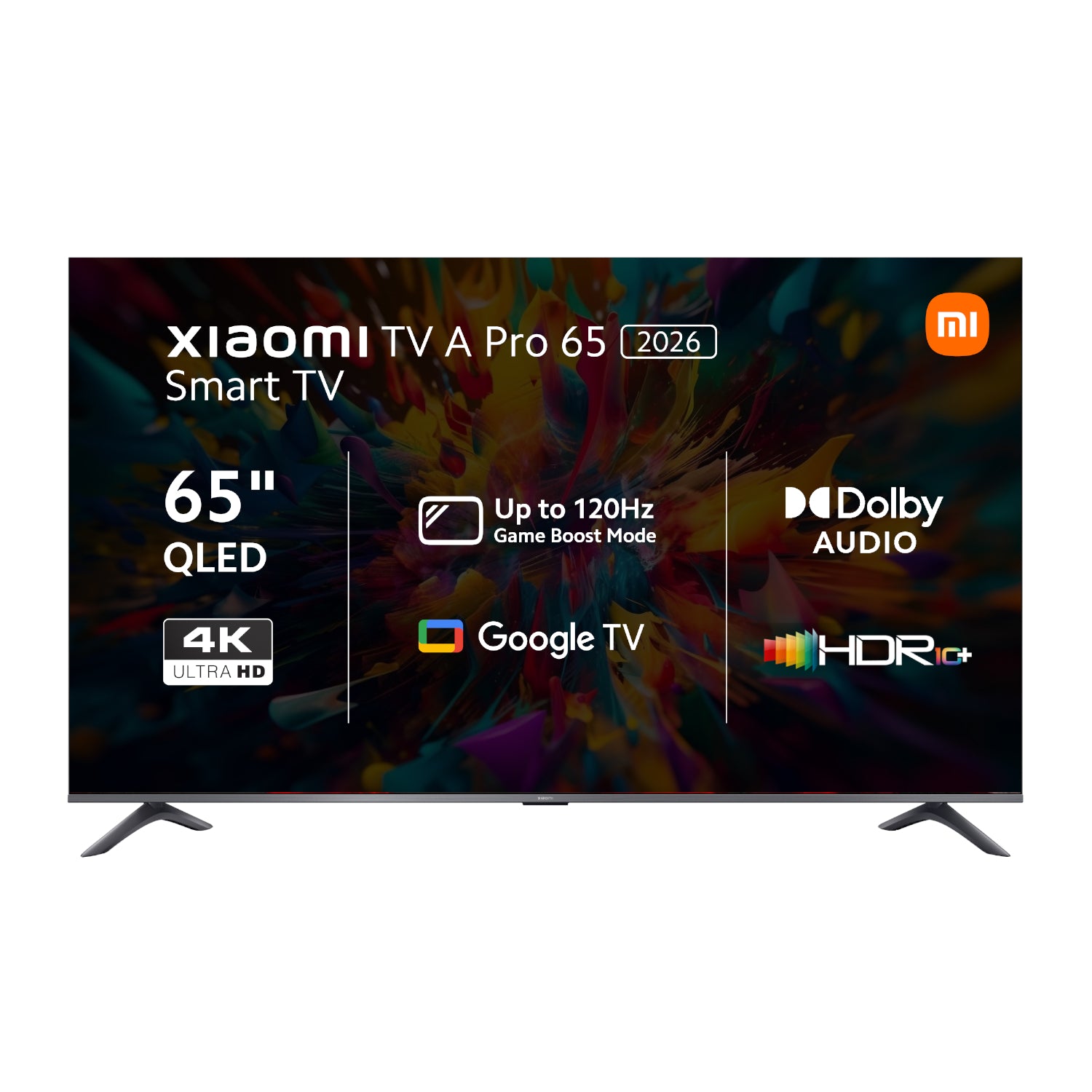 Xiaomi A Pro 65" QLED 4K Smart TV (HDR10+, Google TV, Dolby Audio, 60Hz)-0