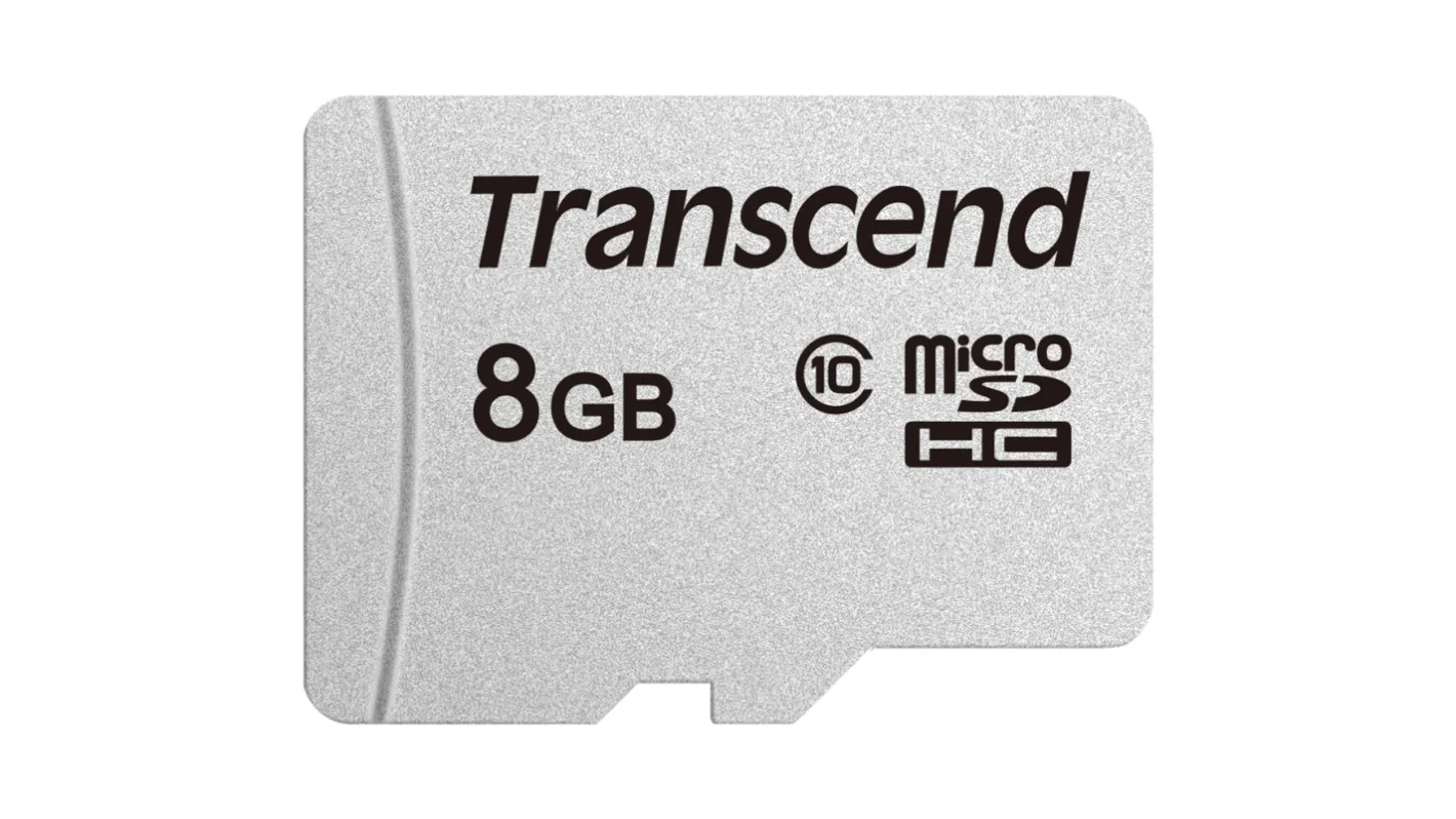 TRANSCEND 300S 8GB MICRO SD UHS-I U1 CLASS10  READ upto 20 MB/S - WRITE up to10MB/S - WITHOUT ADPTOR - 3D NAND - NO ADAPTOR