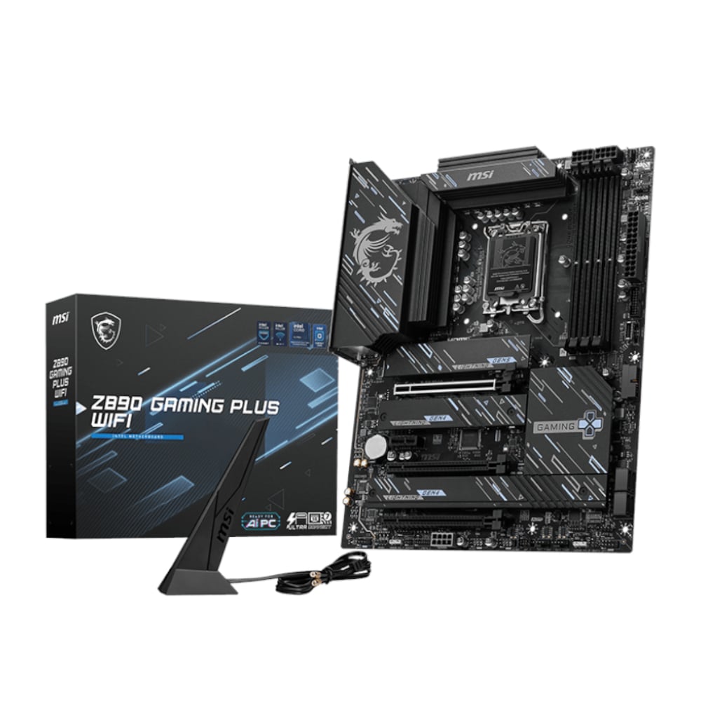 MSI Z890 GAMING PLUS WIFI DDR5 Intel LGA1851 ATX Gaming Motherboard-0