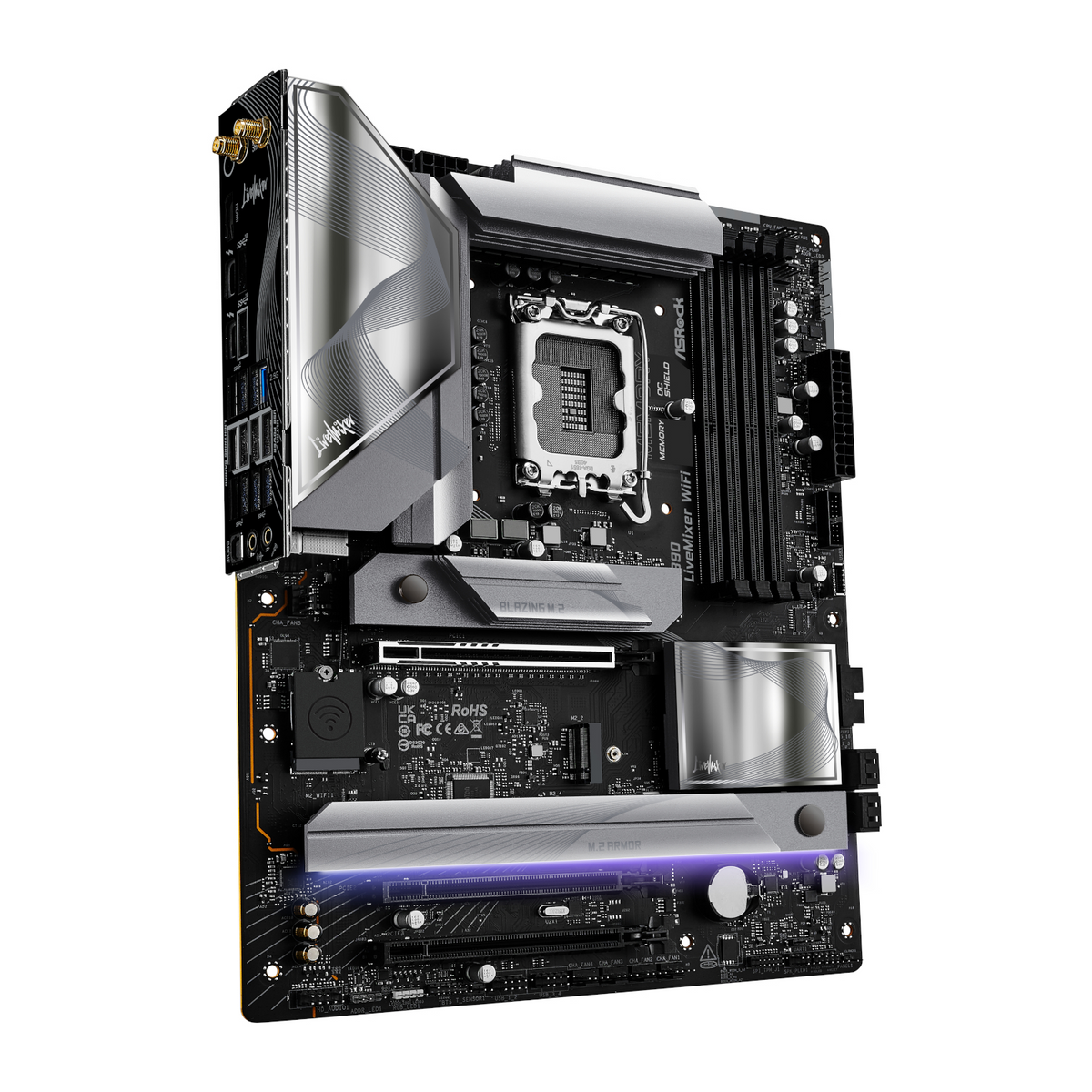 ASRock Z890 LiveMixer Wi-Fi Intel LGA 1851 ATX Gaming Motherboard-2