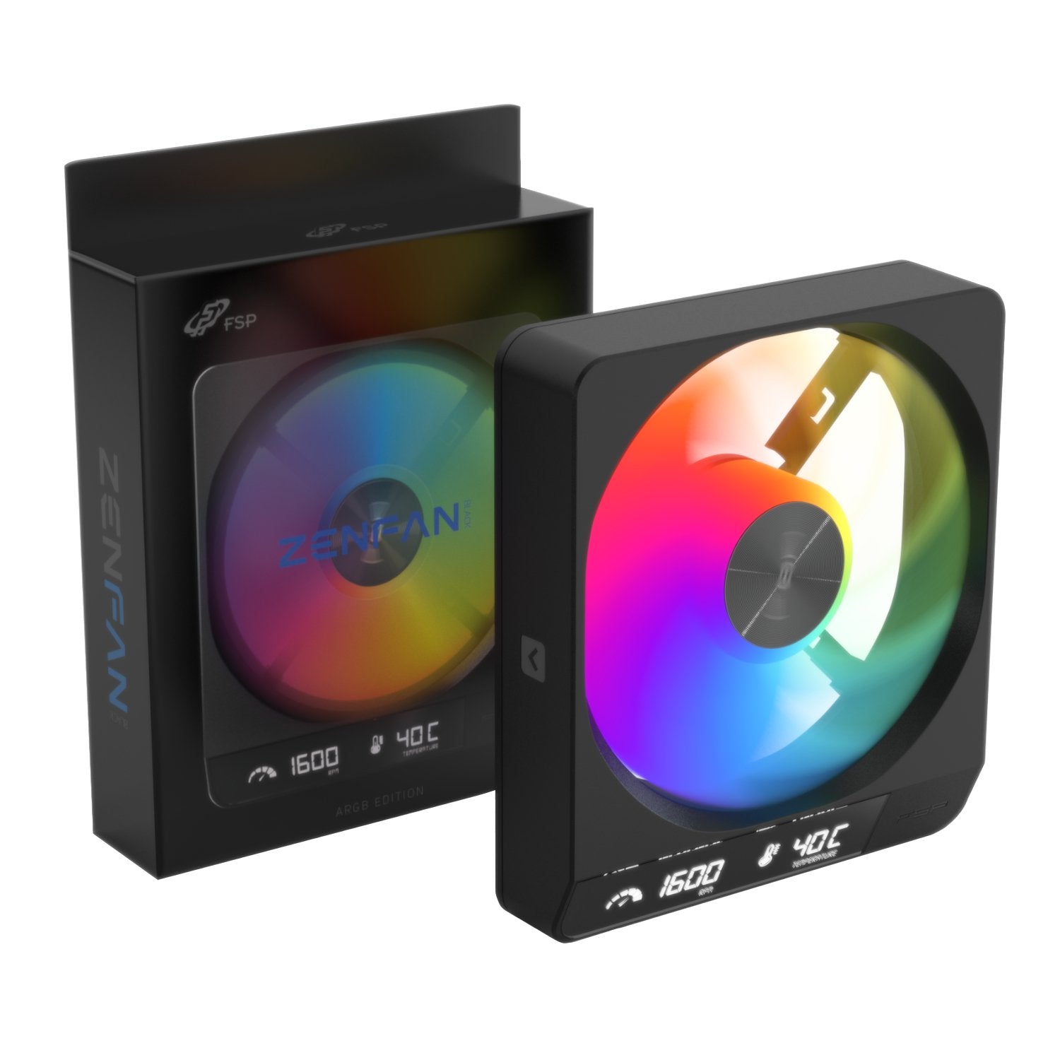 FSP ZENFAN 120mm ARGB PWM Smart Fan - Black-0