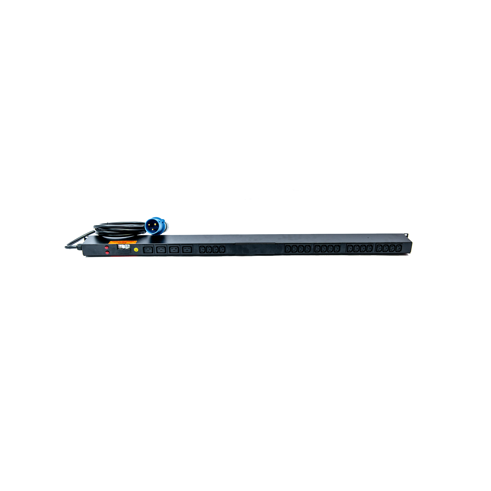 Zone 20+4 Way 32Amp Vertical Mount with Circuit Breaker Cabinet PDU-0
