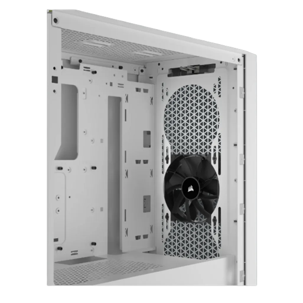 3000D Tempered Glass Mid-Tower- White