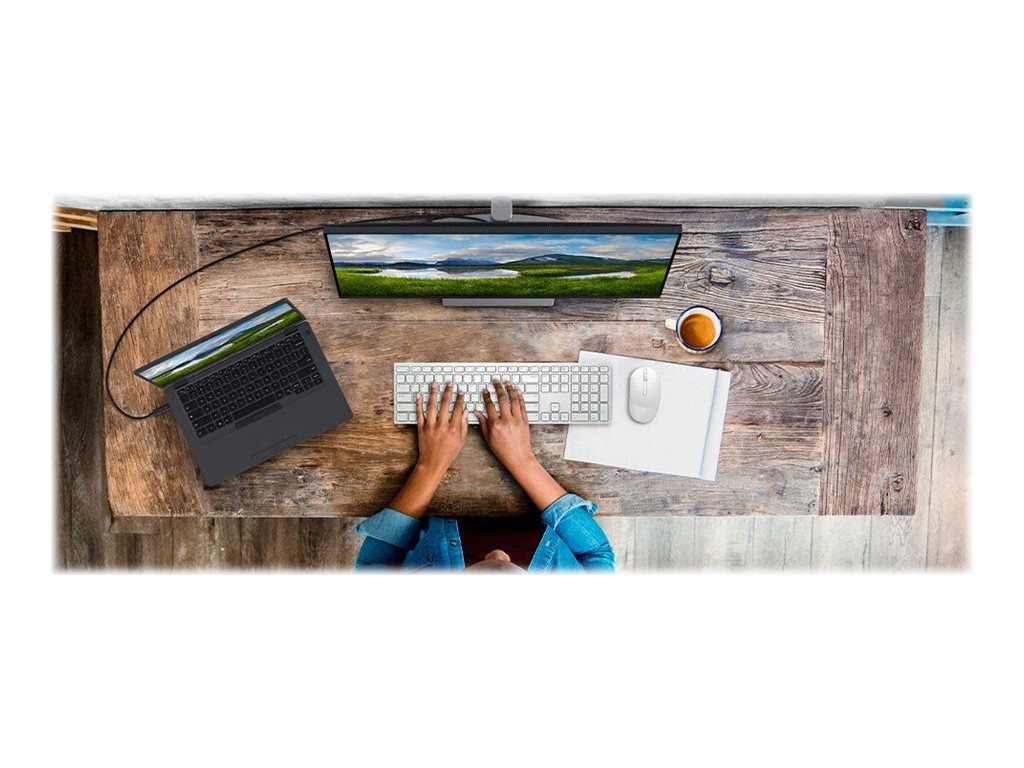 Dell Pro Wireless Keyboard and Mouse KM5221W US International (QWERTY) White-6
