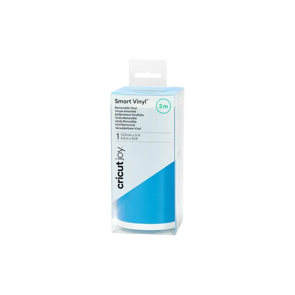 2009328 - Cricut Smart Vinyl Removable Ocean 120cm; 1 roll 5.5 in x 10 ft (13.9 cm x 3 m); Matte finish; Works without a cutting
