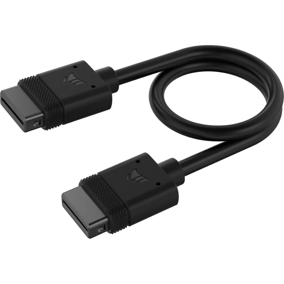 CORSAIR iCUE LINK Cable; 2x 200mm with Straight connectors; Black
