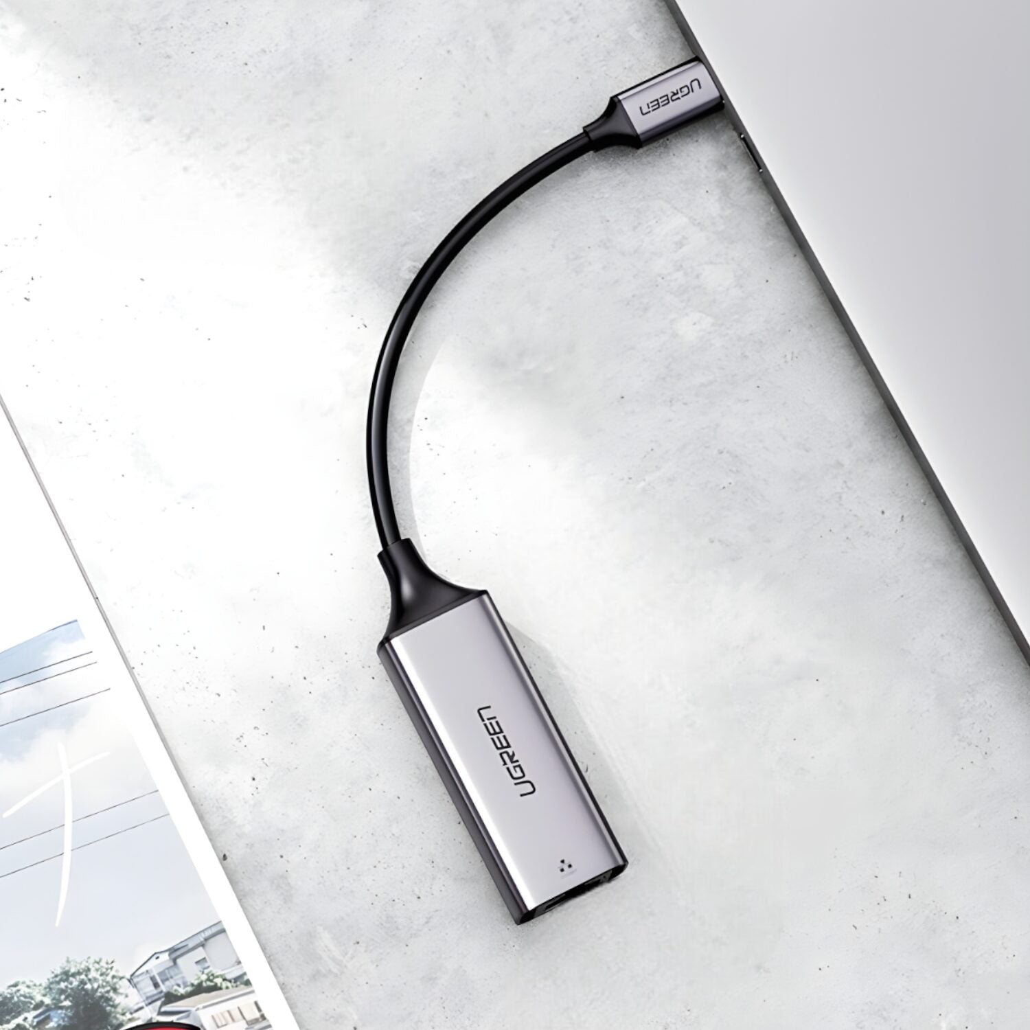 UGREEN CM199-50737 Type-C to Gigabit Ethernet Adapter - Silver-4