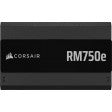 Corsair RM Series™ RM750e — 750 Watt 80 PLUS Gold Fully Modular ATX PSU; ATX 3.1 and PCIE 5.1 ; 7yr Warranty