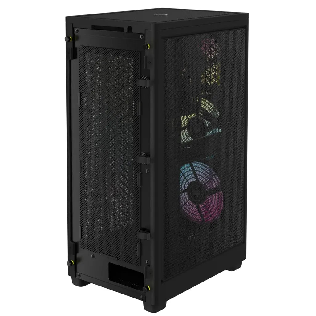2000D ICUE Airflow Tempered Glass Mid-Tower; Black; AF Slim fans/SF PSU only
