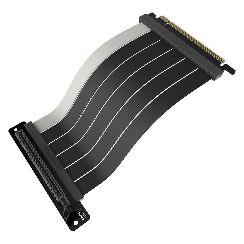 Cooler Master MCA-U002R-KPCI40-300, PCIe x16 - PCIe x16, Male/Female, 1 pc(s), PCIe 4.0, Black, Thermoplastic elastomer (TPE), Polyethylene (PE)