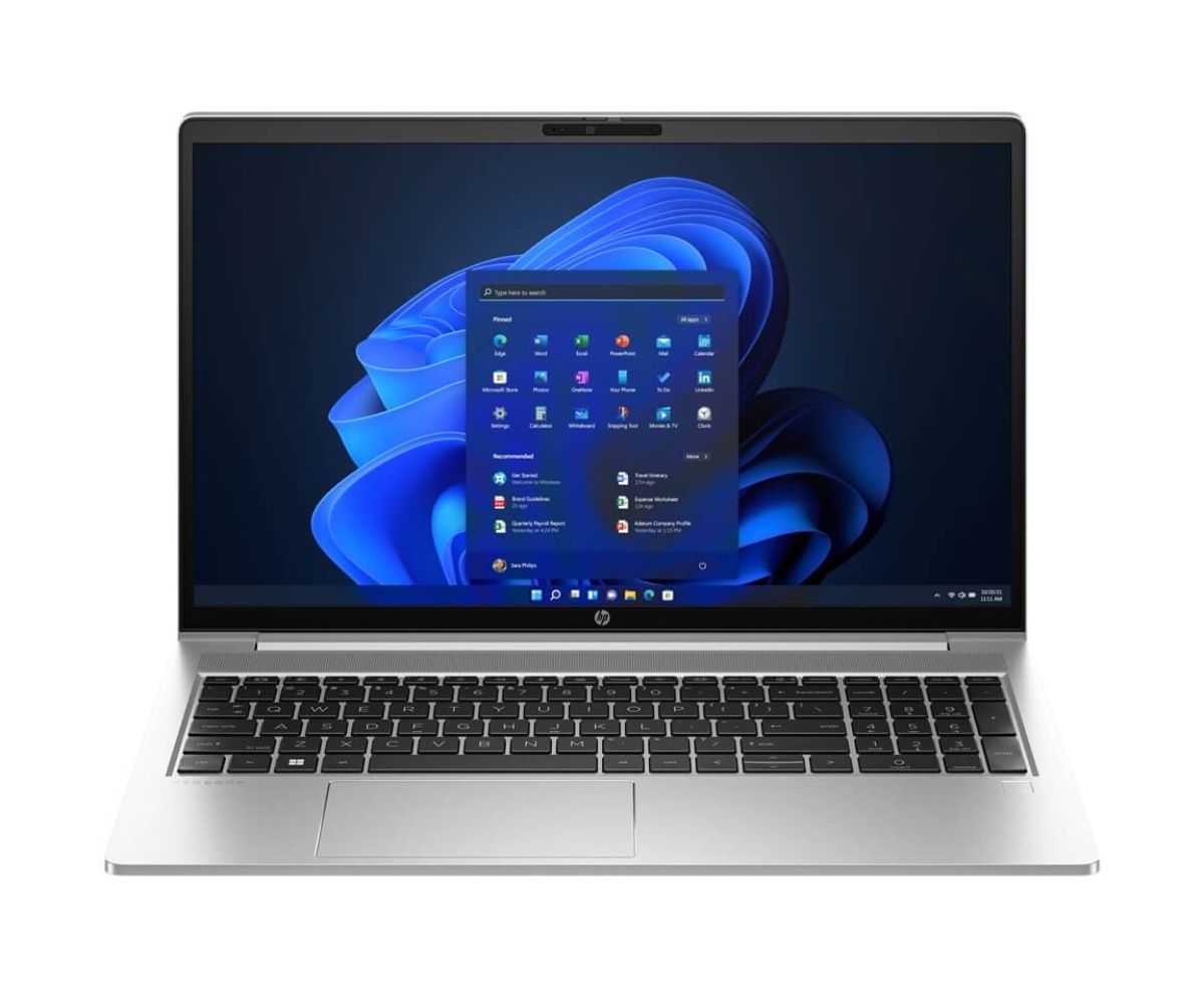 HP ProBook 450 G10 Core i5 1334U 16GB (1x16GB) DDR4 3200 512GB PCIe NVMe SSD 15.6 FHD AG UWVA 250 HD NarrowBezel bent Win 11 Pro 64 Wi Fi 6E +BT 5.3 / Clickpad Backlit with numeric keypad Dual AryMic F USB2 NFOVCamera HP 3 year NBD Onsite Note-0