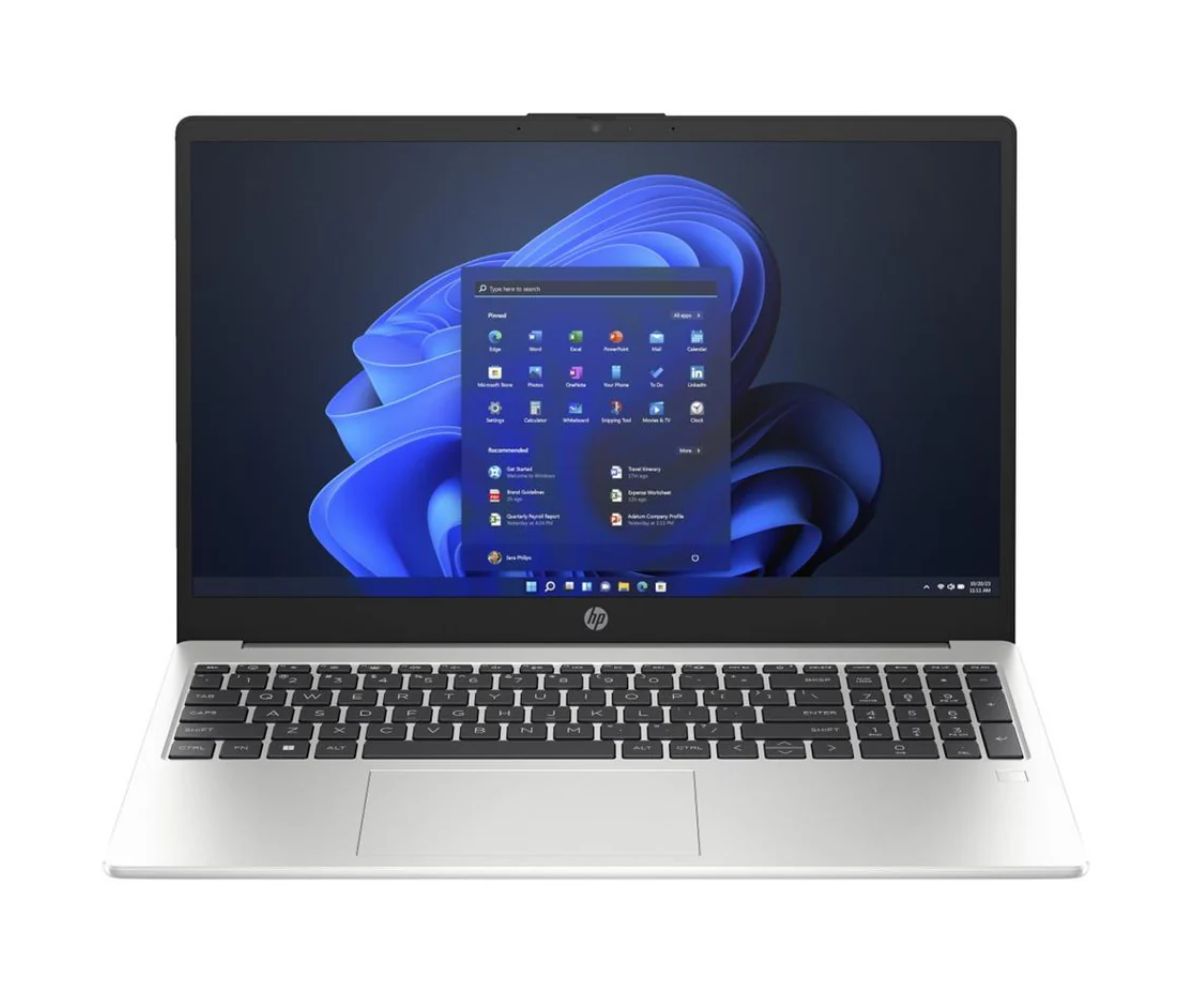 HP 250 G10 Notebook Core i3 1315U 8GB 1D DDR4 3200 256GB PCIe NVMe SSD 15.6 FHD AG SVA 250 Wi Fi 6 +BT 5.3W Flint Opaque kbd TP Imagepad num kypd kbd Turbo Silver HD Webcam No Fingerprint Sencer HP 1 Year Carry in-0