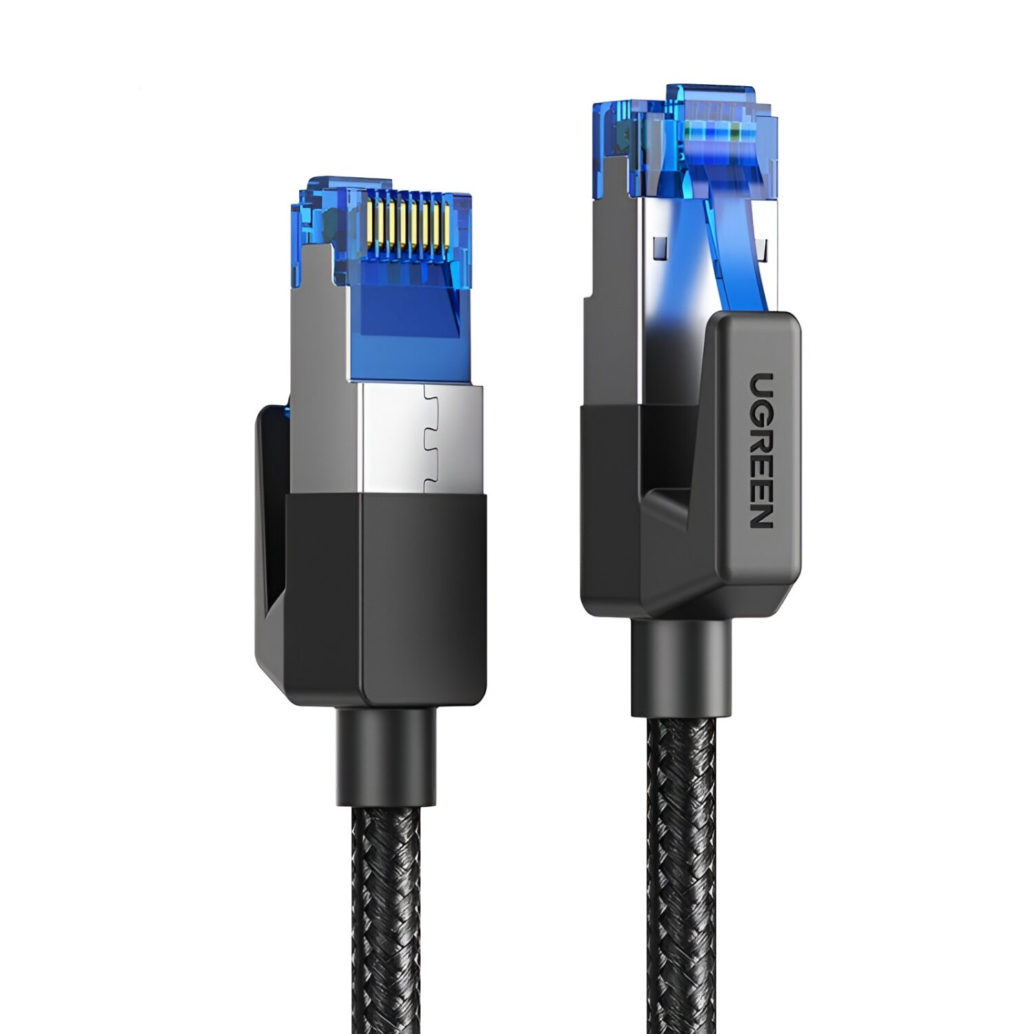 UGREEN Cat8 Nylon Braided Ethernet Cable - 40Gbps with Modular Plugs - 2m-0