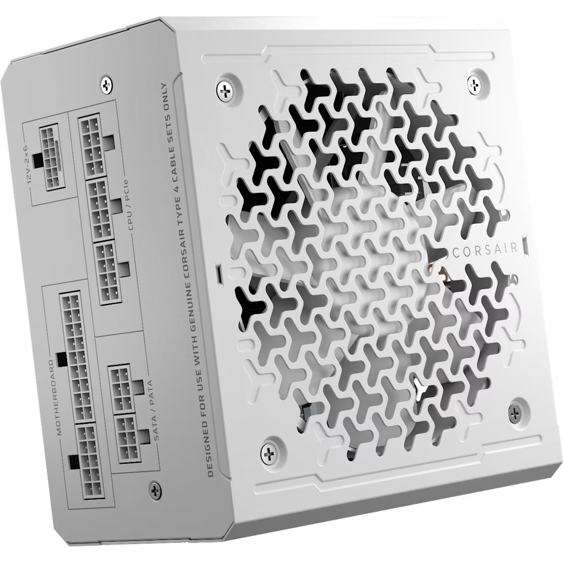 Corsair RM Series™ RM750e White — 750 Watt 80 PLUS Gold Fully Modular ATX PSU; ATX 3.1 and PCIE 5.1 ; 7yr Warranty