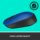 Logitech® M171 Wireless Mouse - BLUE-K - 2.4GHZ - M171 10PK SHIPPER AUTO
