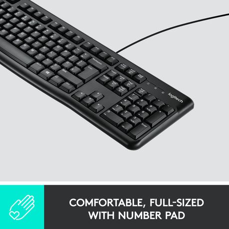 Logitech® K120 Corded Keyboard - USB