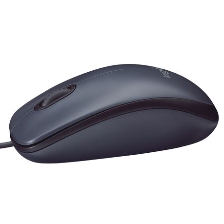 Logitech® Mouse M90 - GREY - USB - N/A - EWR2 - HENDRIX CLOSED BOX M90