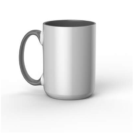 2009330 - Cricut 440ml Beveled Ceramic Mug Blank Grey 1pc