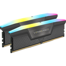 Corsair VENGEANCE® RGB AMD EXPO32GB (2 x 16GB) DDR5 DRAM 5200MHz C40 Memory Kit; 40-40-40-77; 1.25V; Cool Grey.