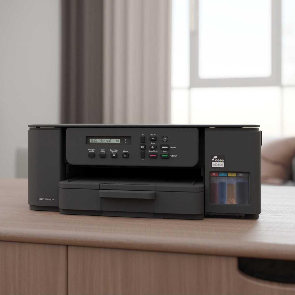 Brother DCP-T530DW 3-in-1 Ink Tank Printer/ duplex printing (5YR / 30 000 Page Carry In Warranty)