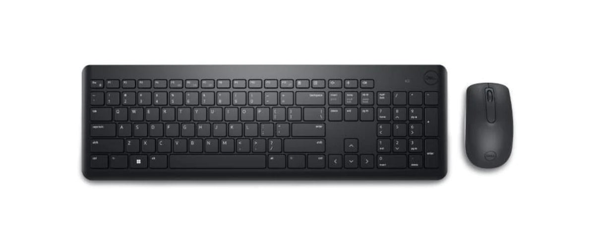 DELL WIRELESS KEYBOARD AND MOUSE KM3322W QWERTY 3YEAR WARRANTY
