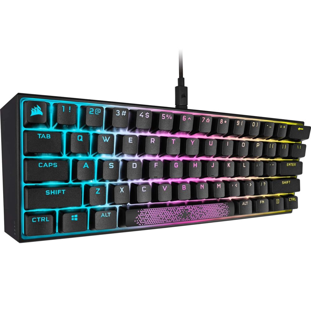 Corsair K65 Mini RGB 60%; Cherry MX speed mechanical switches