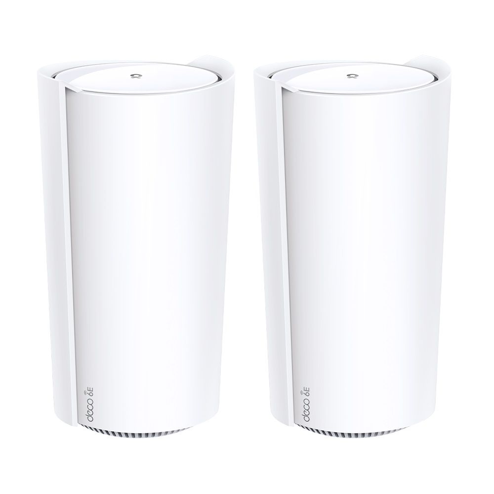 TP-Link Deco XE200(2-Pack) AXE11000 Whole Home Mesh Wi-Fi 6E System(Tri-Band)