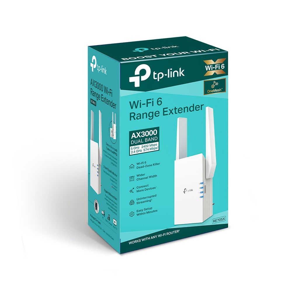 TP-Link RE705X AX1800 Wi-Fi 6 Range Extender