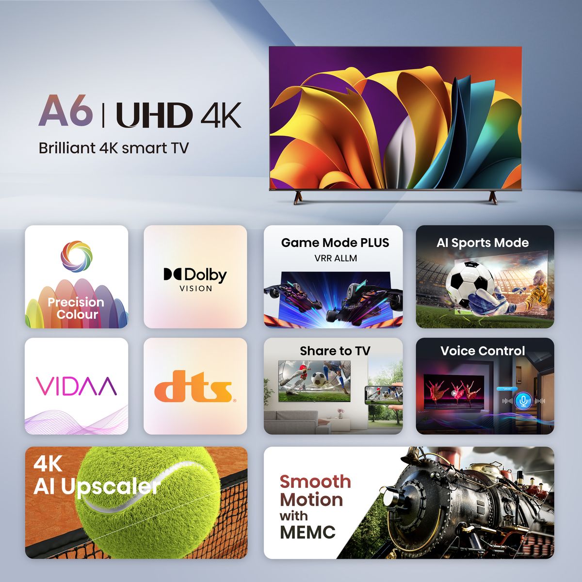 Hisense 65" A6N 4K UHD Smart TV with HDR & Dolby Vision (UNBOXED DEAL)