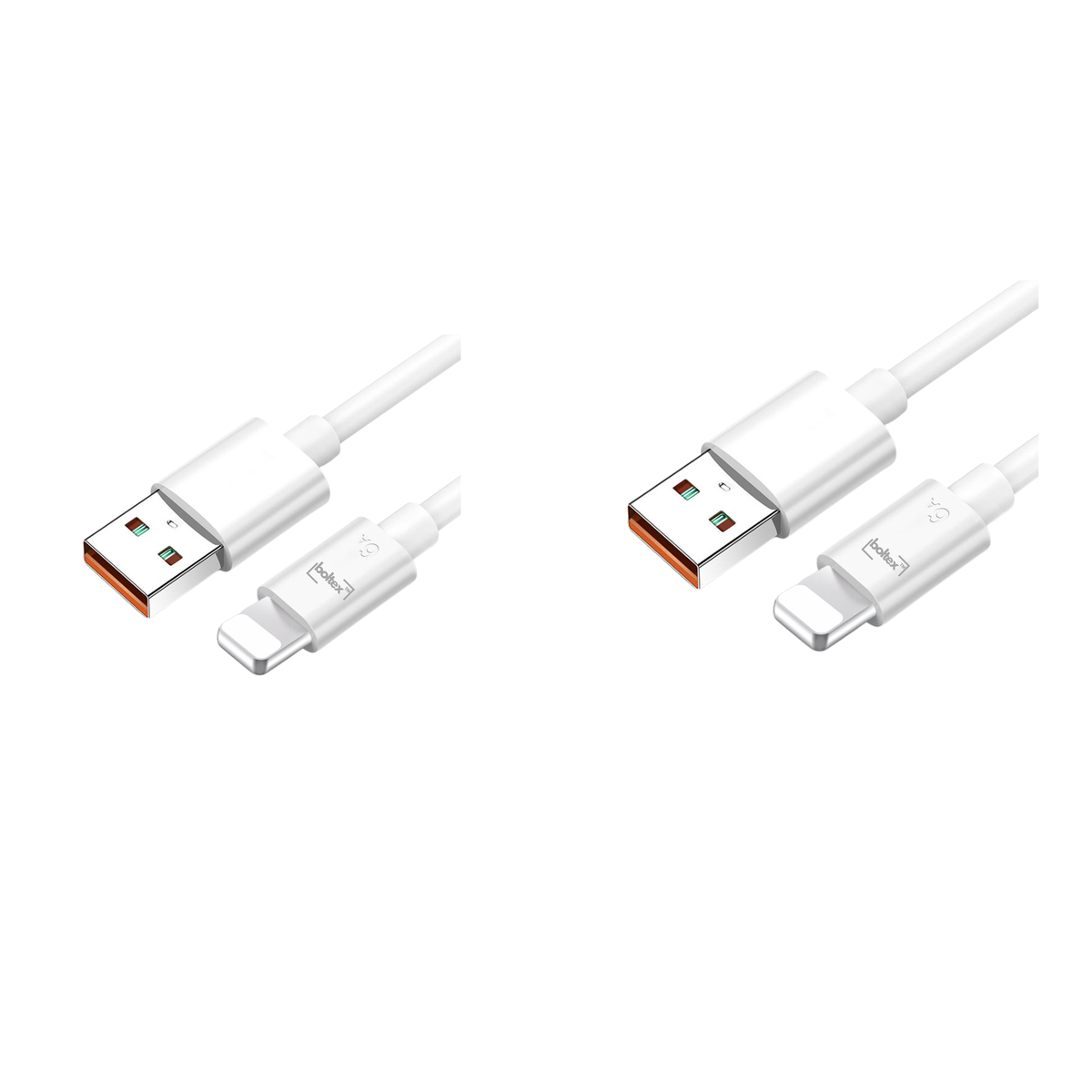 BOLTEX Fast Charging USB - Lightning Cable (4 pack)