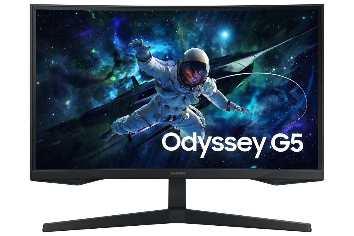 Samsung LS27CG552 27''  Curved QHD Gaming; 16:9; 2560x1440 resolution; MPRT 1ms; 1000R; 165Hz; FreeSync; Borderless; 2 Year carr