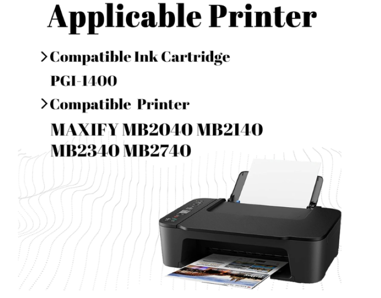 Canon-Ink-PGI-1400XL C-MB2040/ MB2140/ MB2340/ MB2740- Yield 900