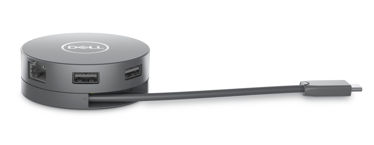 DELL MOBILE ADAPTER USB-C 6-IN-1 DA305 2 X USB 3.1 1 X USB-C 1 X HDMI 1 X DISPLAY PORT 1 X RJ45 NO VGA 3Y WARRANTY